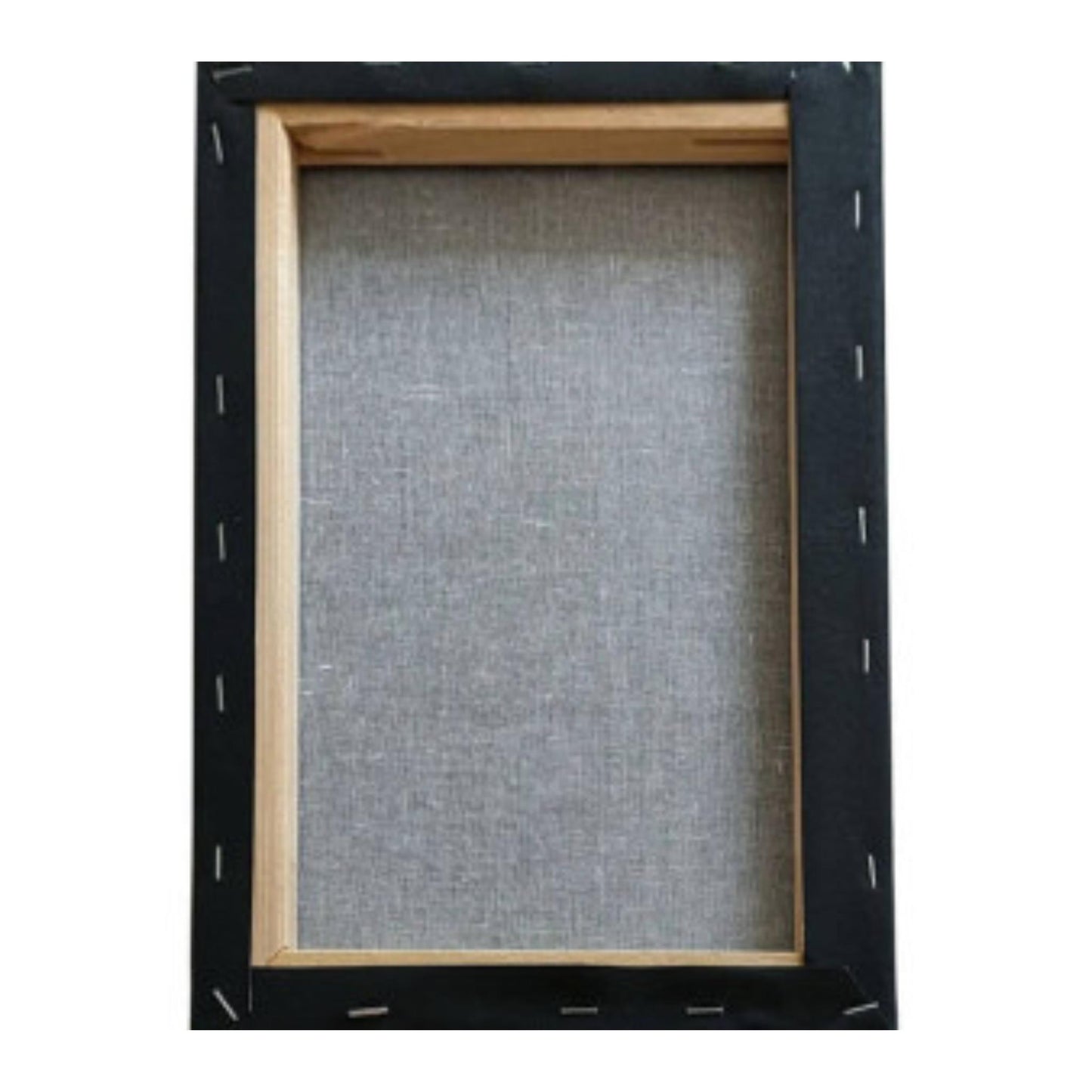 Spatele tabloului cu licheni 100% naturali, stabilizati, pe panza canvas de 30x40 cm.