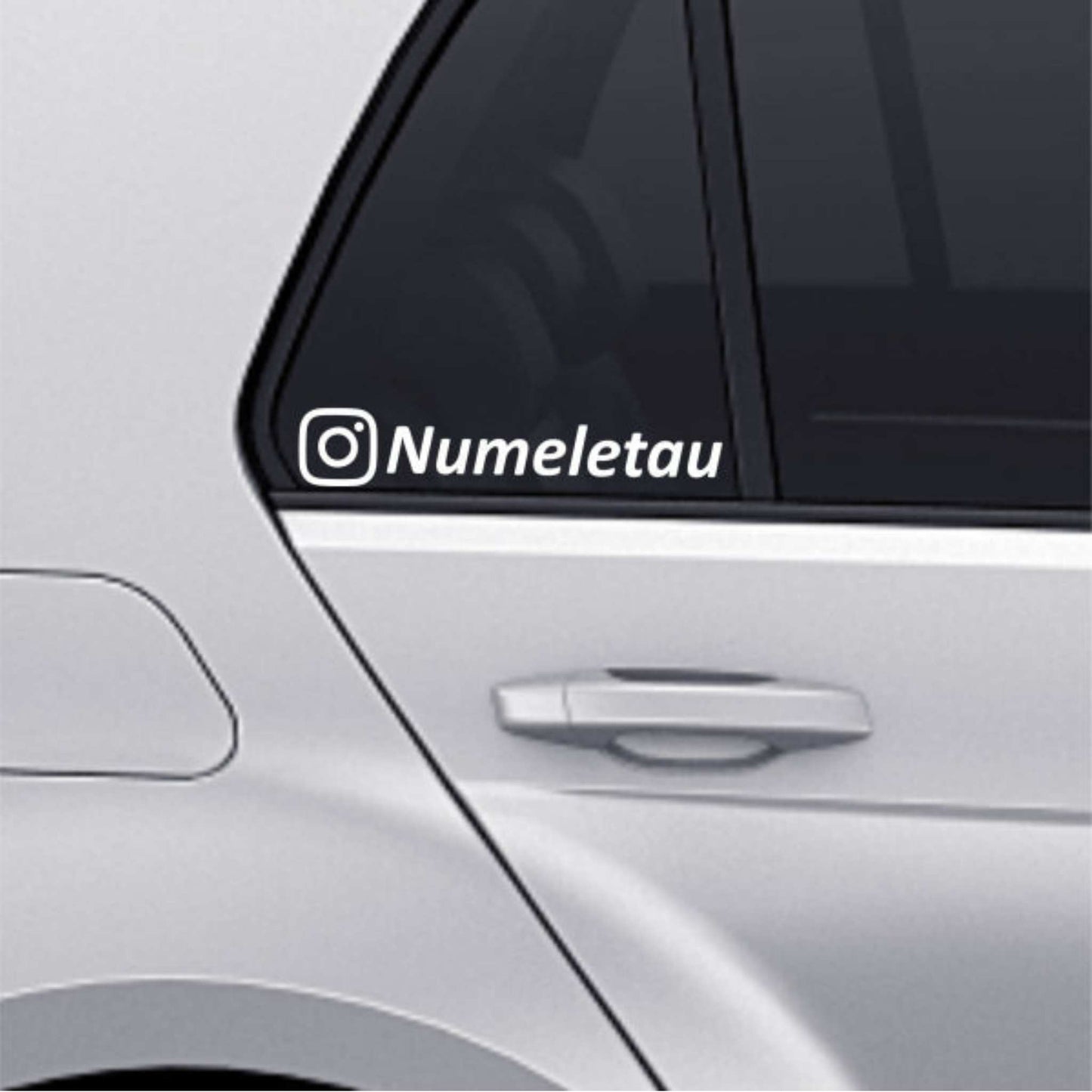 Personalized Instagram sticker, 3 cm high