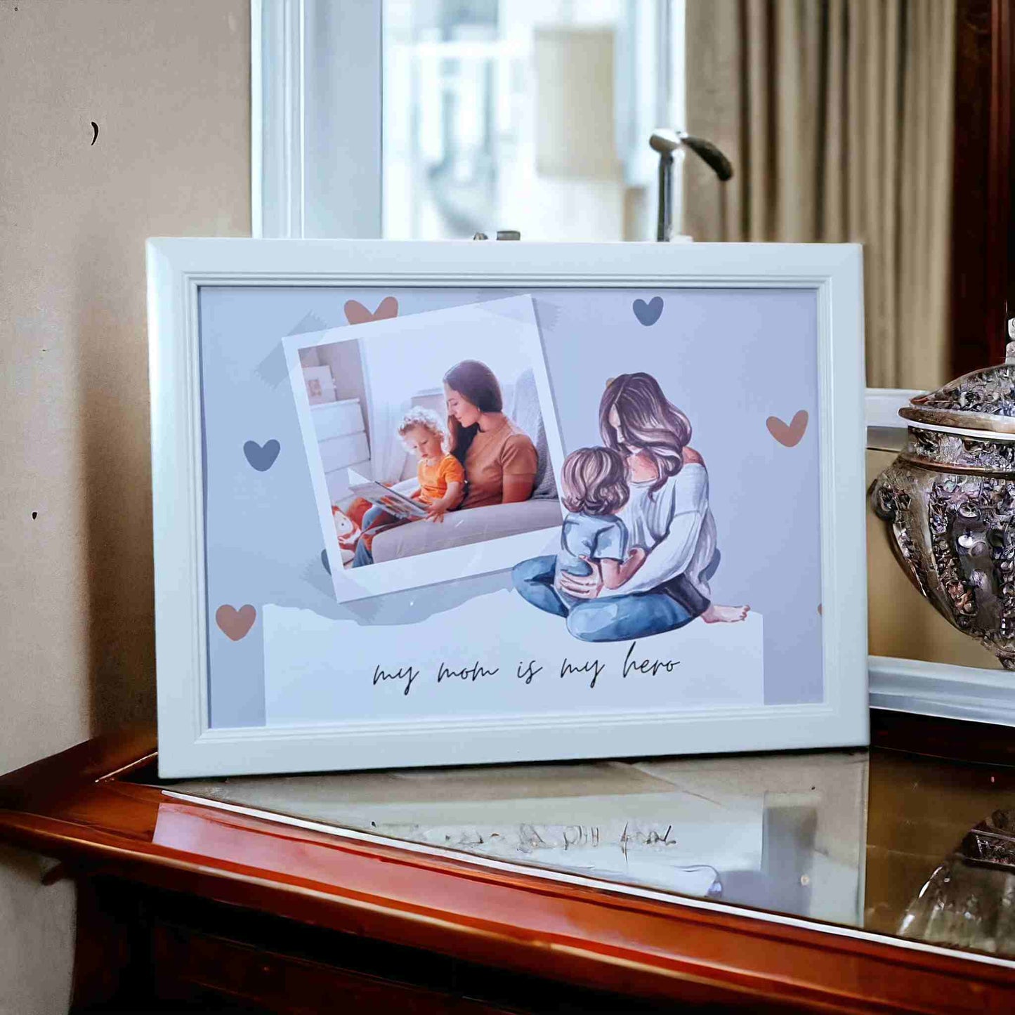 Tablou proaspata mamica personalizat cu poza. Cadou personalizat mama.