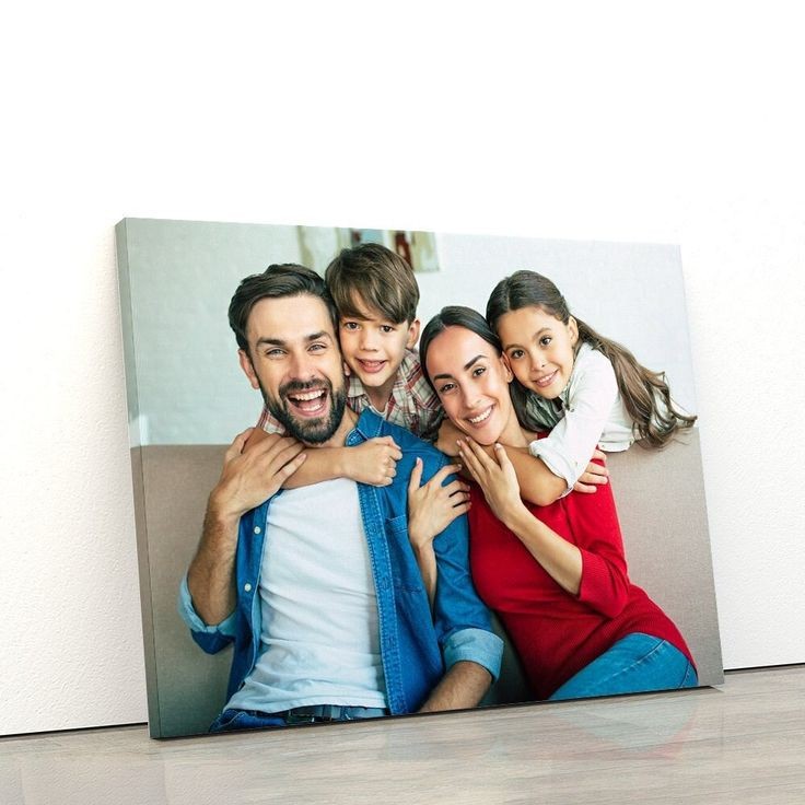 Personalized painting with your picture, Canvas, Gift 30/40 cm