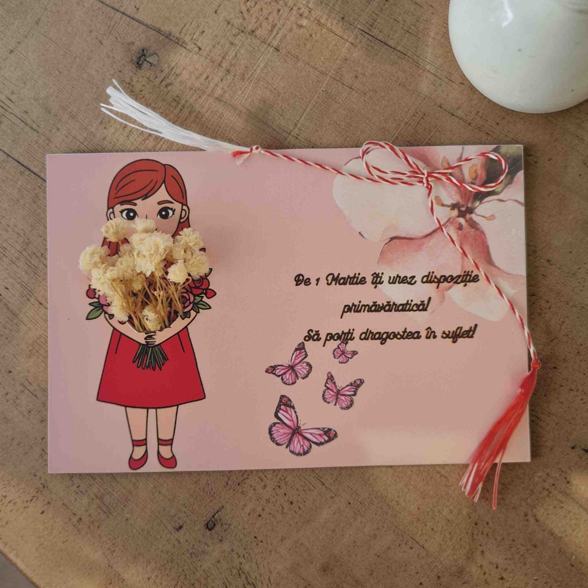 Matisoare cu flori uscate, naturale, cadou unic, realizat handmade pentru educatoare, invatatoare mama.