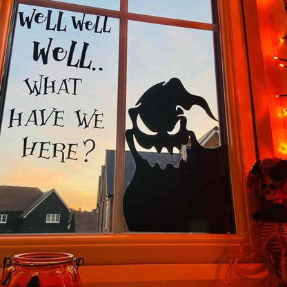 Stickere de Halloween infricosatoare, cu fantome, pentru geam sau perete.